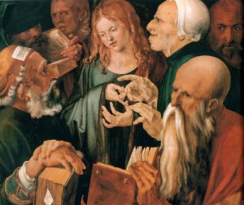 阿爾弗雷德 丟勒 Christ among the Doctors 阿爾弗雷德 丟勒 Christ among the Doctors